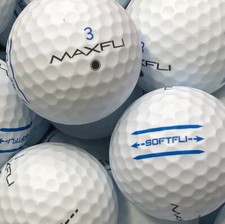 25 Maxfli SoftFli Matt Golfbälle AAAA Lakeballs Top-Qualität Bälle Soft Fli