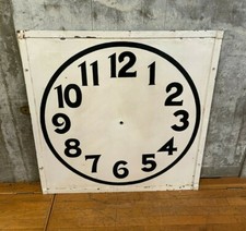 Historisches Zifferblatt ohne Zeiger & Uhrwerk | Turmuhr | 100 x 100cm | Antik