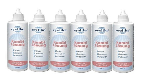 Eyelike kombi lösung 360ml - 6x,