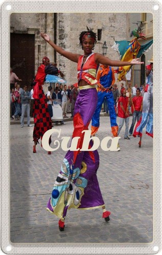 Blechschild 18x12 cuba - 18x12, cm
