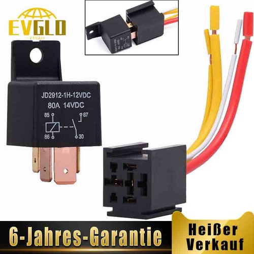 Relais 12v 80a - 4, auto