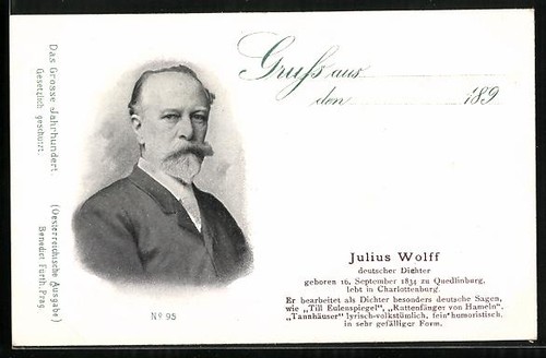 Ansichtskarte portrait dichter - ansichtskarte,
