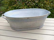 Alte alu wanne - alu, pflanzwanne