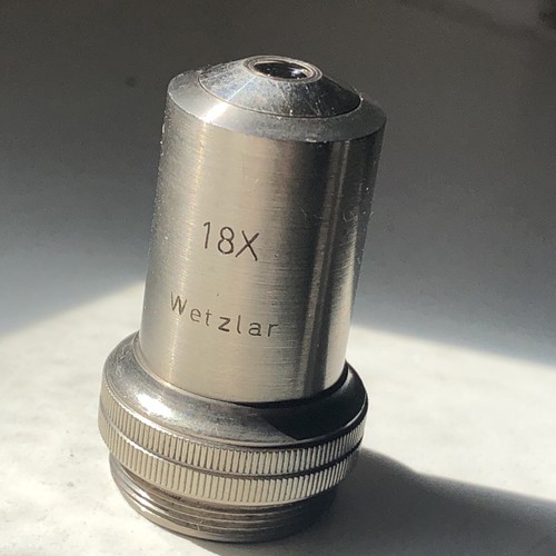 18x wetzlar mikroskop objektiv - mikroskop,