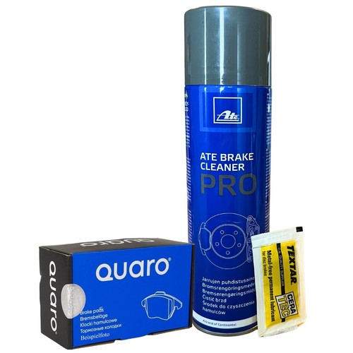 Quaro bremsbeläge hinten - hinten, +