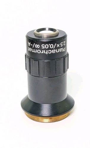 Zeiss jena planachromat - zeiss, 2,5x/