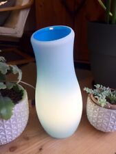 Ikea Mylonit Lampe Tischlampe Glas blau Vasenlampe