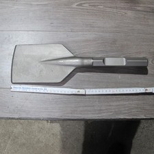 Flachspatenmeissel 6Kant Schaft 28 mm Elektrohämmer Lagerauflösung M20