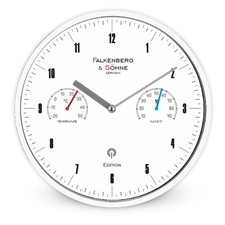 Miraval Funkwanduhr Weiß 25