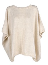 Damen Poncho Oversize | Strick