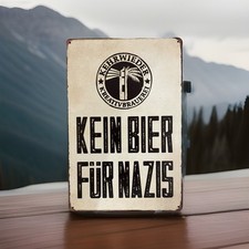 Blechschild Kein Bier Für