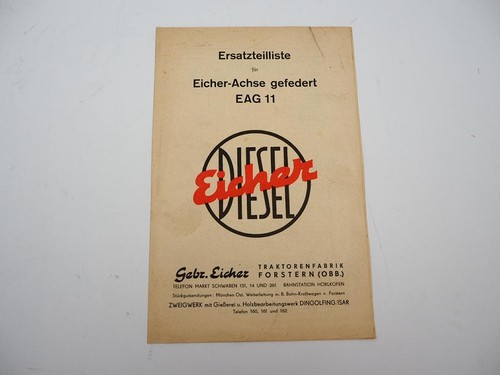 Original eicher eag11 - original,