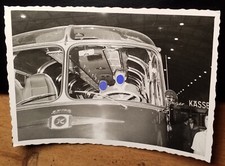 Automobilausstellung 1959 - Oldtimer Bus Kässbohrer Setra / Foto