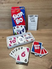 Mattel Skip-Bo Karten Kartenspiel rot blau Alte Version (2010) | VOLLSTÄNDIG✅