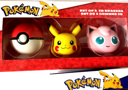 Neu pokemon gommes erasers - pokemon, 3