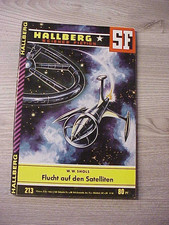 Hallberg Utopia Nr. 213 - Flucht auf den Satelliten- Schälter-Verlag 1966 - Z -2