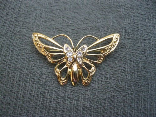 Goldene anstecknadel brosche - anstecknadel,