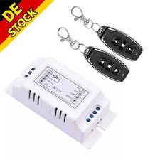 Fernbedienung Motor Funkfernschalter 12V Universal 2 Kanal RF433MHz
