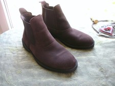 Reitstiefelletten Wildleder