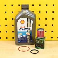 Beta RR 125 LC Motard / Enduro Ölwechselset Öl + Ölfilter Bj 10-21 Shell 10w40