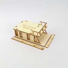 Geschenkidee Bausatz Hausboot mit persönlicher Gravur, Hausboot Urlaub, Bausatz