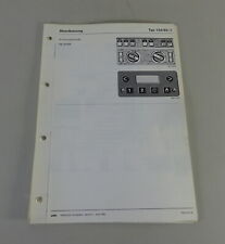 Schaltplan Mercedes-Benz W124 Standheizung Stand 04/1990