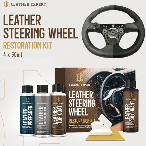 Leder lenkrad reparatur - lenkrad, set