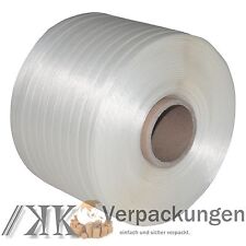 2 Rollen 13 mm 500 m 375 KG Ballenpresse Textil Band Umreifungsband Textilband