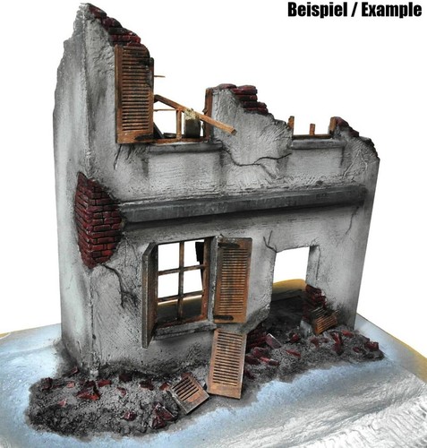 Hausruine laser cut - 1:35,