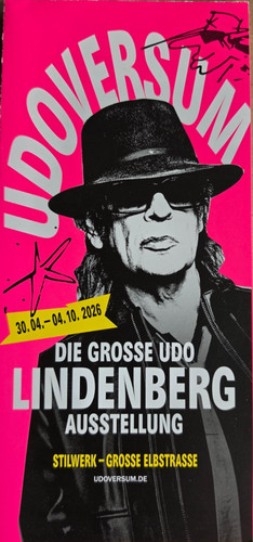 Udo lindenberg flyer udoversum - flyer,