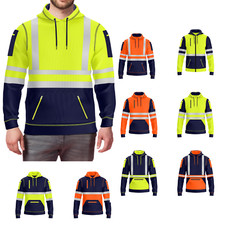 Herren Pullover Hi Vis Hoodie