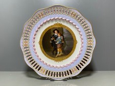 KPM Berlin Teller Lila Fond