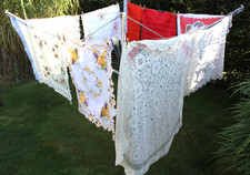 Konvolut Tischdecken Läufer Bunt Weihnachts/Osterntischdecken Weihnachten Ostern