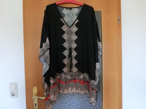 Tunika bluse schwarz - 46,