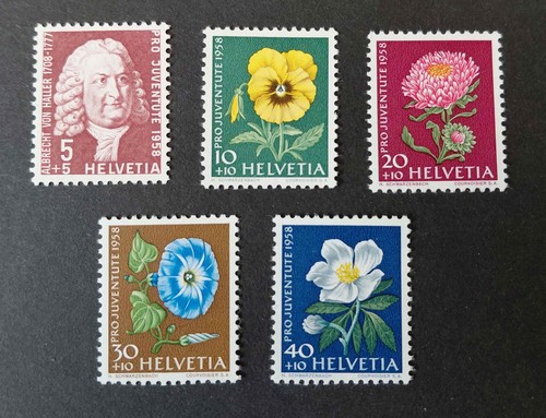 Schweiz 1958 663 667 pro - schweiz,