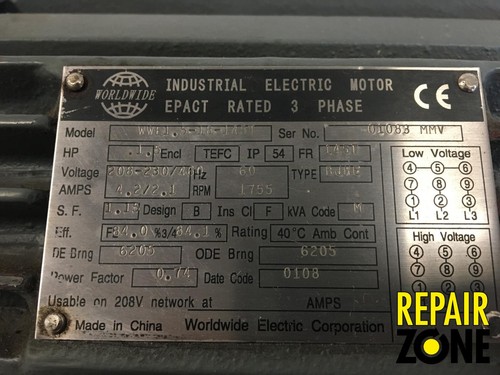 1800 rpm 145t - rpm,