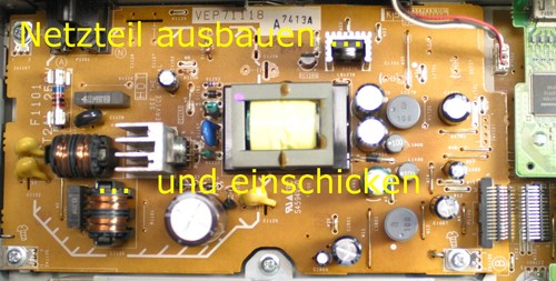 Reparatur netzteilplatine aus - netzteilplatine,