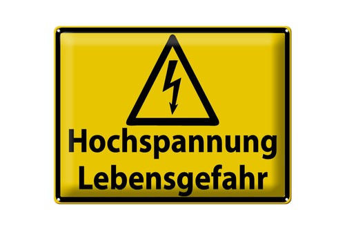 Blechschild warnschild 40x30 - blechschild,
