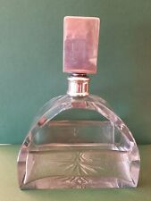 Kristallschale Zigarettenspender Mit Metallhalterung Für Streichholzschachtel 