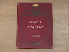 Mozart Sonaten, Klaviernoten, Piano solo, Collection Litolff, 1889, gebraucht