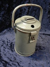 GELDSAMMELBÜCHSE um 1935, WESCO, GAU HESSEN-NASSAU, Nummer, Wohl rot, Griff oben