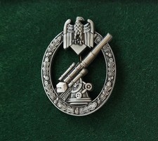 Wehrmacht Flakkampfabzeichen Metall 56 mm Deutschland Nadel Repro