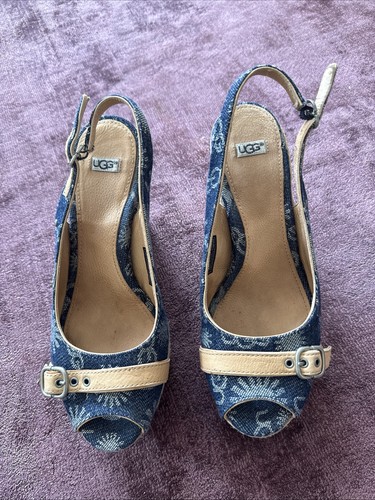 Ugg slingbacks mit keilabsatz - ugg,