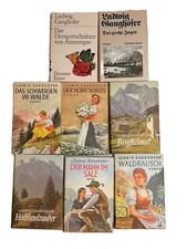 Ludwig Ganghofer 8 x Bergroman Konvolut Bücher Heimat Kult Roman Vintage Bayern