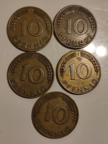Pfennig münzen konvolut - 10-pfennig-münzen,