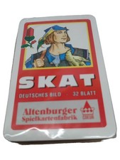 Altenburger Spielkarten Skat Kartenspiel Deutsches Bild 32 Blatt Traditionell