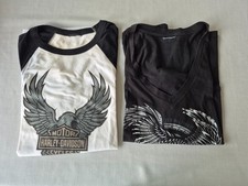 2 Stück Damen Harley Davidson T-Shirts Gr. XL Gebraucht, Super Zustand!