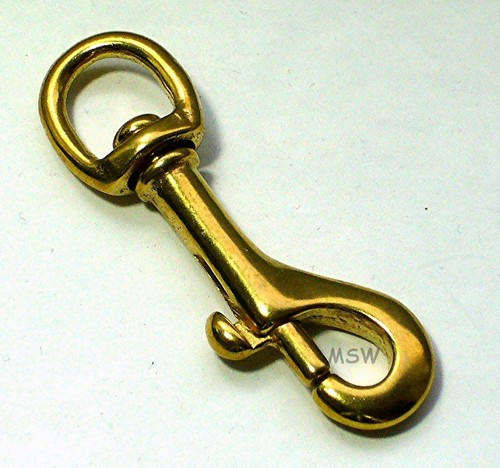 Karabiner massiv messing x - massiv,