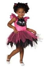 Kitty Cat Kostüm pink/schwarz