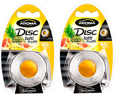Aroma Car Disc Gel-Lufterfrischer Autoduft 92019 Tutti Frutti 2 Stück